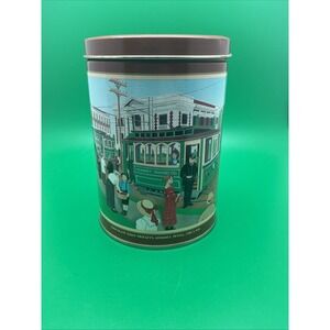 Vintage Hersheys Hometown Series Canister #8 Chocolate Town‎ Trolleys 1992